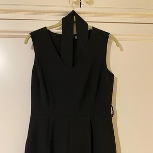 Black wide leg jumper